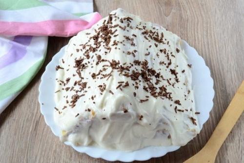 Сметанный торт монастырская изба. 06