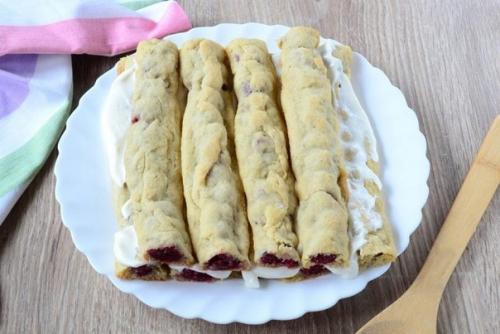 Сметанный торт монастырская изба. 05