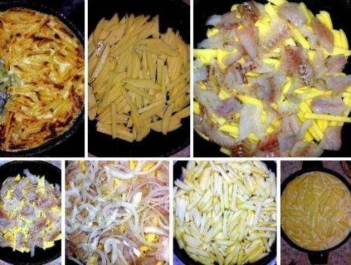 Рыбная запеканка с картофелем.