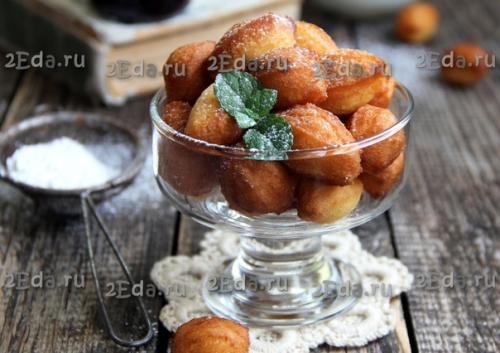 Пончики из сгущёнки, жареные в масле. 06 Пончики из сгущёнки, жареные в масле. 06
