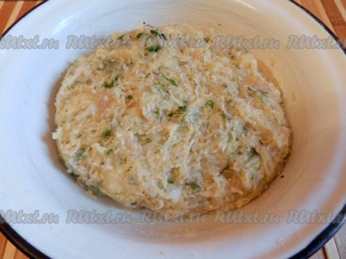 Куриные котлеты с сыром и картофелем. 02