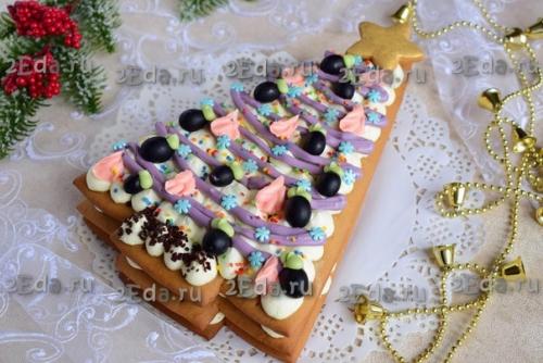 Торт Ёлочка из медовых коржей. 07 Торт Ёлочка из медовых коржей. 07