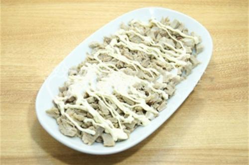 Салат Бусы на снегу. 04