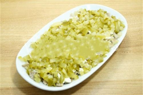 Салат Бусы на снегу. 05