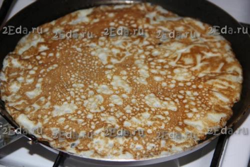 Салат с яичными блинчиками и курицей. 03