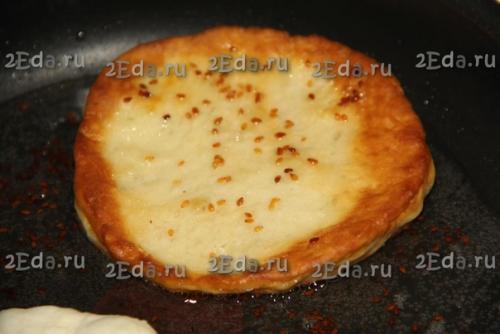 Быстрые лепешки на кефире на сковороде. 04 Быстрые лепешки на кефире на сковороде. 04
