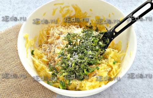 Картофельные драники с сыром на сковороде. 03