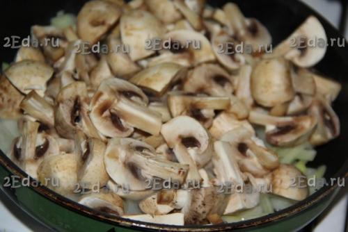 Шампиньоны, тушеные в сливках. 02 Шампиньоны, тушеные в сливках. 02