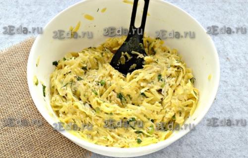 Картофельные драники с сыром на сковороде. 05