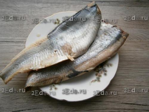 Рецепт селедки в горчичном соусе. 01