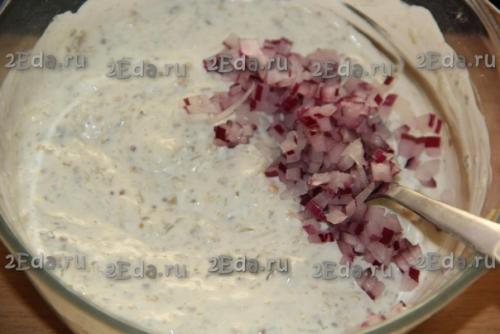 Рецепт соуса Тартар с огурцами и чесноком. 03 Рецепт соуса Тартар с огурцами и чесноком. 03