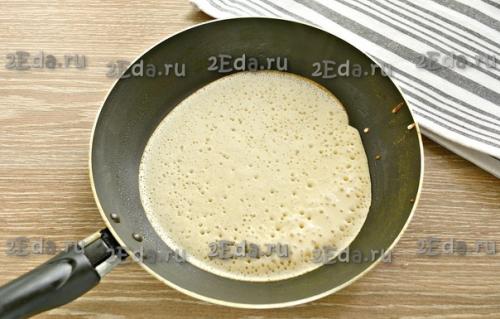 Блины на питьевом йогурте. 06