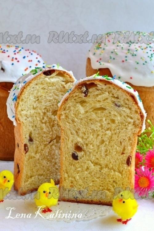 Рецепт быстрого пасхального кулича. 06