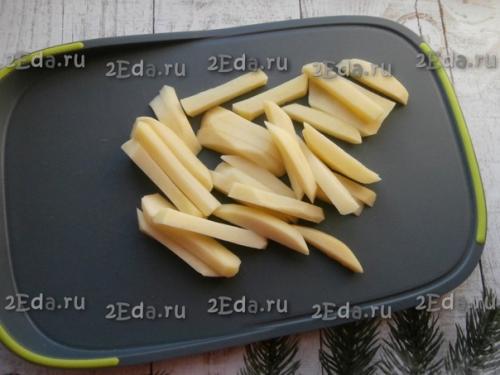 Картофель фри в микроволновке. 01 Картофель фри в микроволновке. 01