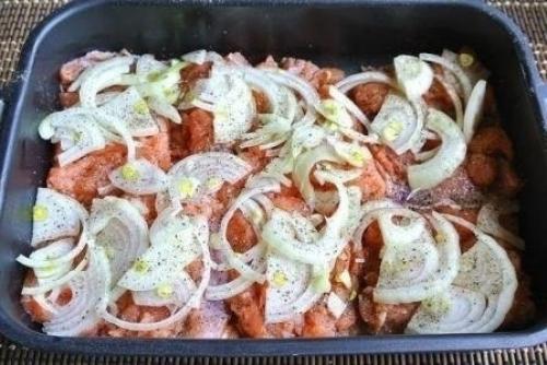 Горбуша, запечённая под сыром. 04 Горбуша, запечённая под сыром. 04