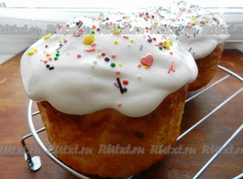 Творожный кулич.  Давно хотела приготовить кулич на основе творога. 05