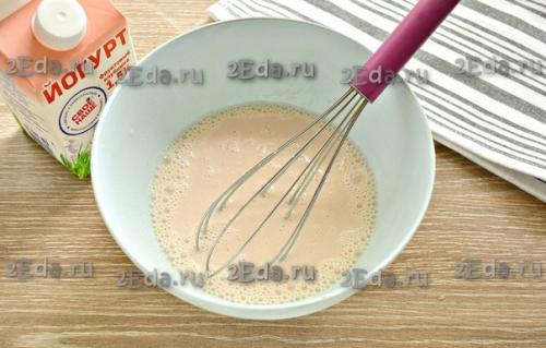 Блины на питьевом йогурте. 02