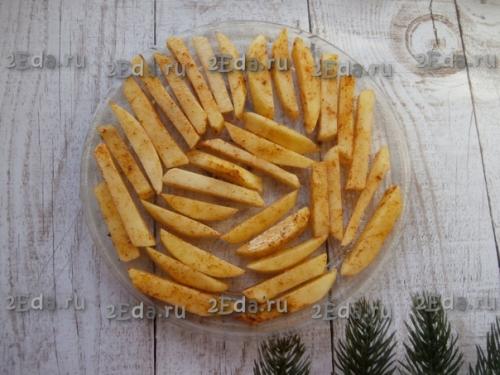 Картофель фри в микроволновке. 05 Картофель фри в микроволновке. 05
