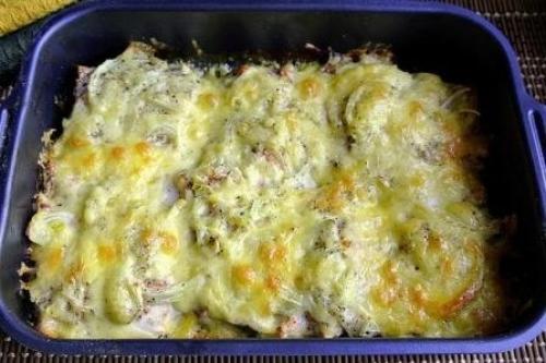 Горбуша, запечённая под сыром. 06