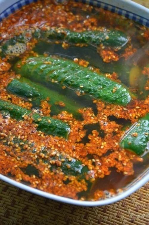 Прекрасная закуска под шашлыки из огурцов от сталика ханкишиева. 04 Прекрасная закуска под шашлыки из огурцов от сталика ханкишиева. 04