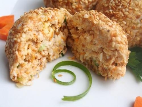 Салатные шарики А-ля Мимоза. 08 Салатные шарики А-ля Мимоза. 08