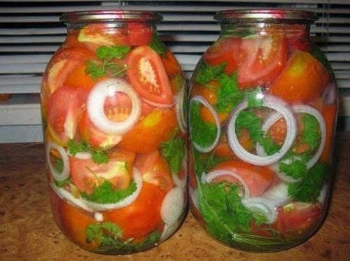 Маринованные помидоры на зиму.