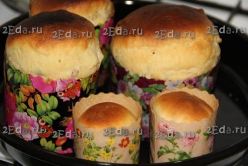 Кулич на сливках. 07 Кулич на сливках. 07