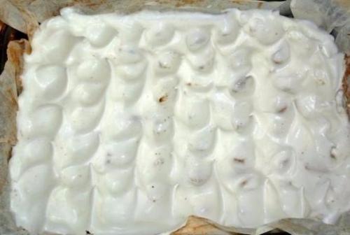 Очень вкусный песочный пирог Яблочный Спас с творожно - яблочной начинкой и верхушкой - безе. 05 Очень вкусный песочный пирог Яблочный Спас с творожно - яблочной начинкой и верхушкой - безе. 05