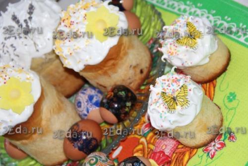 Кулич на сливках. 08 Кулич на сливках. 08