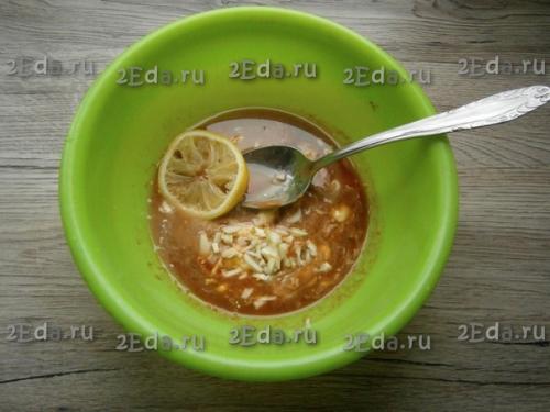 Курица, запеченная с медом и горчицей. 02