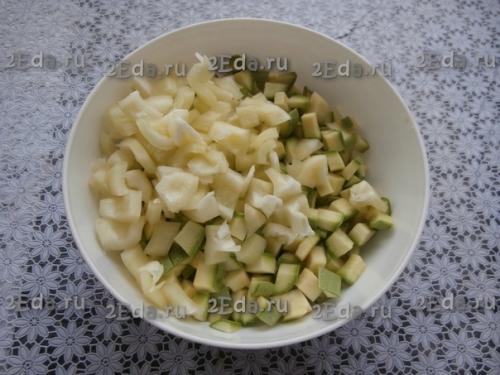 Салат из кабачков с помидорами Анкл Бенс на зиму. 01