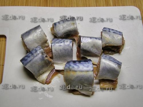 Скумбрия с помидорами и луком в духовке. 01 Скумбрия с помидорами и луком в духовке. 01