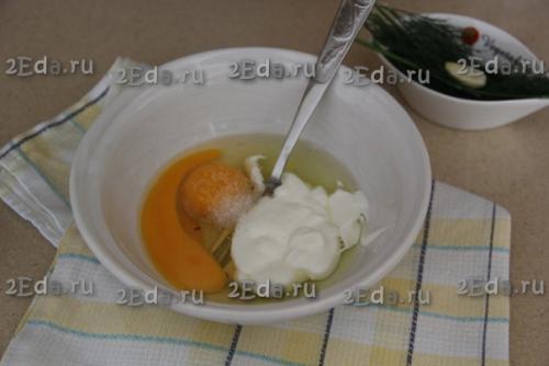 Кабачки в кляре из сметаны на сковороде. 02