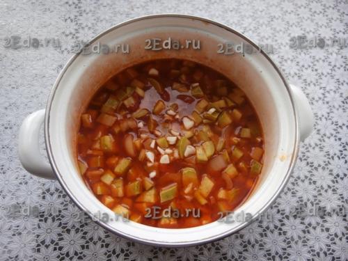 Салат из кабачков с помидорами Анкл Бенс на зиму. 04