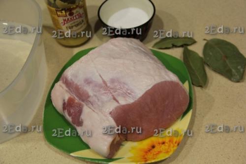 Буженина из свинины в мультиварке в домашних условиях. 01 Буженина из свинины в мультиварке в домашних условиях. 01