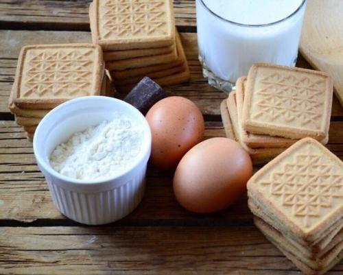 Торт из печенья с заварным кремом. 01