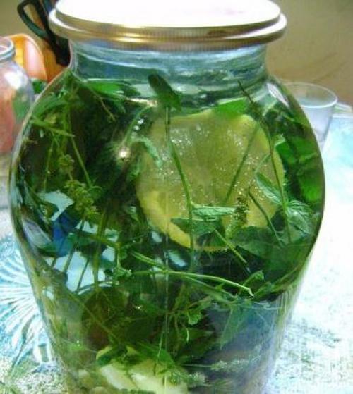 Компот из крыжовника Мохито. 04 Компот из крыжовника Мохито. 04