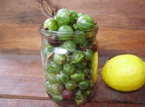 Компот из крыжовника Мохито. 02 Компот из крыжовника Мохито. 02