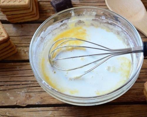 Торт из печенья с заварным кремом. 04