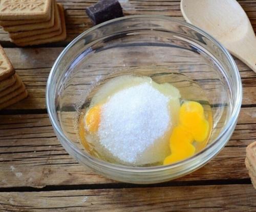 Торт из печенья с заварным кремом. 02