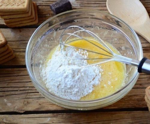 Торт из печенья с заварным кремом. 03