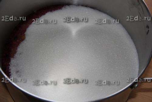 Рецепт чёрной смородины с апельсином, протёртых с сахаром. 05