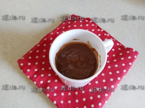 Шоколадный кекс в кружке в микроволновке. 05 Шоколадный кекс в кружке в микроволновке. 05