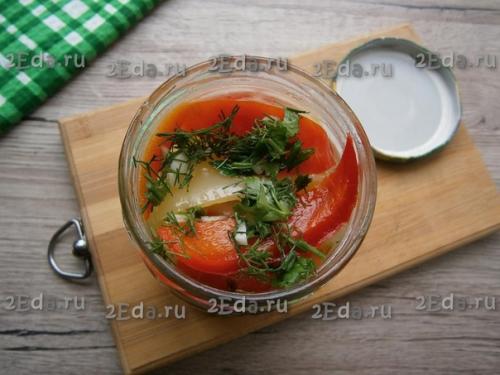 Болгарский перец с чесноком на зиму. 06 Болгарский перец с чесноком на зиму. 06