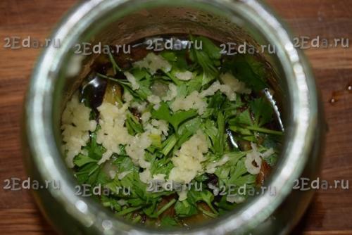 Баклажаны с болгарским перцем и чесноком на зиму. 01