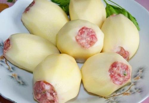 Фаршированный картофель. Ингредиенты: 04 Фаршированный картофель. Ингредиенты: 04