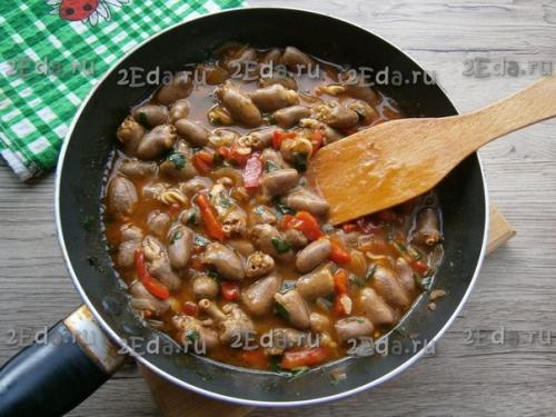 Подлива из куриных сердечек. 03 Подлива из куриных сердечек. 03