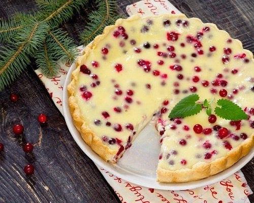 Пирог со сметаной и клюквой. 06 Пирог со сметаной и клюквой. 06