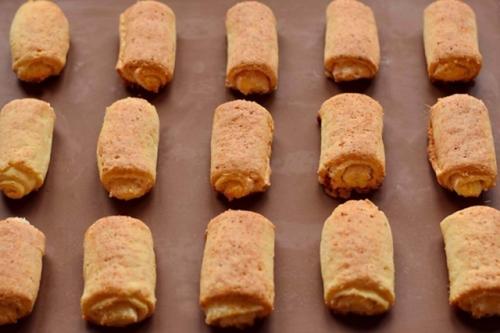 Твopoжное печенье с кокосовой начинкой. 06