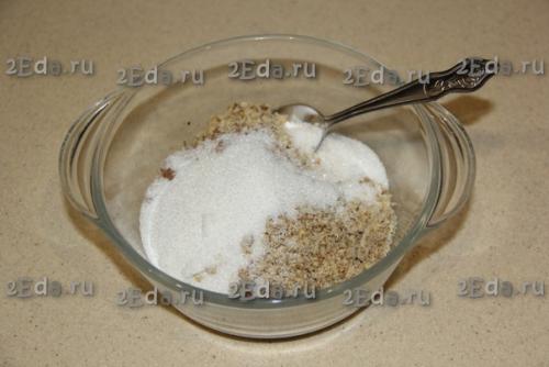 Творожные рогалики с ореховой начинкой. 04 Творожные рогалики с ореховой начинкой. 04